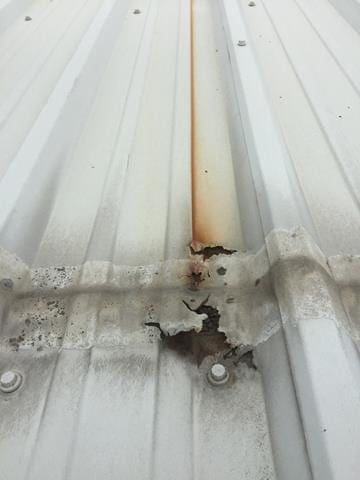 Spot corrosion